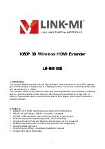 LINK-MI LM-WH100B Quick Start Manual предпросмотр