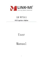 Preview for 1 page of LINK-MI LM-WPS41 User Manual