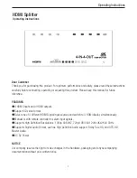 LINK-MI MX41-4K2K Operating Instructions preview