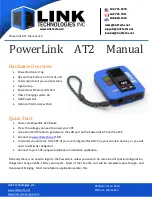 Предварительный просмотр 1 страницы Link Technologies PowerLink AT2 Manual