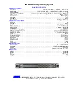 Preview for 2 page of Link 8x8 HD/SDI Specification Sheet