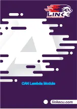 Link CAN-Lambda User Manual предпросмотр