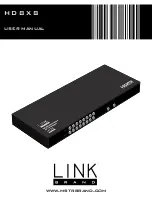 Preview for 1 page of Link HD8X8 User Manual