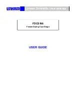 Linkam Scientific Instruments FDCS196 User Manual preview