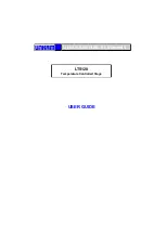 Предварительный просмотр 1 страницы Linkam Scientific Instruments LTS120 User Manual