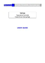 Linkam Scientific Instruments TST350 User Manual preview