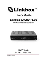 Preview for 1 page of Linkbox Linkbox 8000HD PLUS User Manual