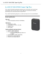 Preview for 3 page of LinkLabs AirFinder SuperTag Plus LL-AF2-ST-SM-ATK42 User Manual