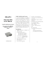 Предварительный просмотр 1 страницы linkPro FL-200ST User Manual