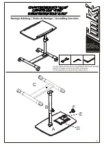 Предварительный просмотр 4 страницы Link's ALEXIS LAPTOP TABLE 50 500 560 Assembling Instruction