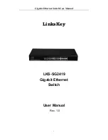 Предварительный просмотр 1 страницы Linkskey LKS-SG2419 User Manual