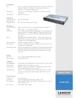 Предварительный просмотр 3 страницы Linksys 24-Port 10/100 + 4-Port Gigabit Product Sheet