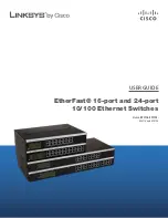 Предварительный просмотр 1 страницы Linksys 4124 - EtherFast - Switch User Manual