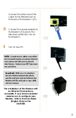 Preview for 3 page of Linksys ADSL2MUE Quick Installation Manual