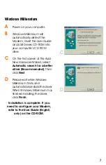 Preview for 7 page of Linksys ADSL2MUE Quick Installation Manual