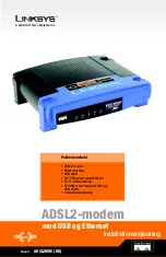 Предварительный просмотр 9 страницы Linksys ADSL2MUE Quick Installation Manual