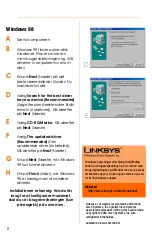 Preview for 16 page of Linksys ADSL2MUE Quick Installation Manual