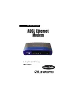 Preview for 1 page of Linksys ADSLME1 User Manual