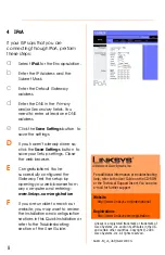 Preview for 8 page of Linksys AG241 Quick Installation Manual