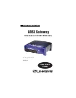 Linksys BEFDSR41W - ADSL Modem + Router Fast Start Manual предпросмотр