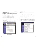 Preview for 25 page of Linksys BEFSR11 - EtherFast Cable/DSL Router Fast Start Manual