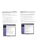 Предварительный просмотр 39 страницы Linksys BEFSR11 - EtherFast Cable/DSL Router Fast Start Manual