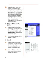 Preview for 4 page of Linksys BEFSR41 - EtherFast Cable/DSL Router Quick Installation Manual