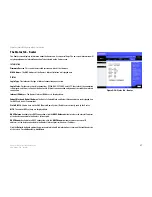 Preview for 43 page of Linksys BEFSR41 - EtherFast Cable/DSL Router User Manual