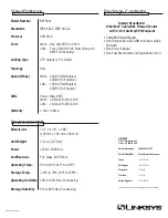 Предварительный просмотр 2 страницы Linksys BEFSX41 - Instant Broadband EtherFast Cable/DSL Firewall Router Specifications