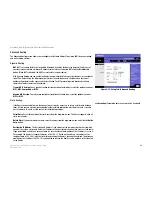 Preview for 30 page of Linksys BEFSX41 - Instant Broadband EtherFast Cable/DSL Firewall Router User Manual