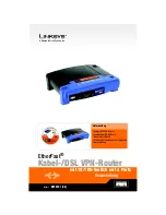 Preview for 17 page of Linksys BEFVP41 - EtherFast Cable/DSL VPN Router Quick Installation Manual