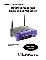 Preview for 1 page of Linksys BEFW11S4 ver.3 Fast Start Manual