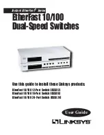 Linksys DSSX12 - Etherfast 12 Port 10/100 AutoSensing Switch User Manual предпросмотр