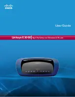 Linksys E3000 User Manual preview