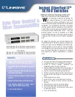 Linksys EF2S16 Brochure preview