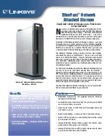 Preview for 1 page of Linksys EFG120 - EtherFast Network Attached Storage NAS Server Specifications