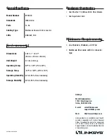 Preview for 2 page of Linksys EFPC2SC Specifications