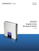 Предварительный просмотр 1 страницы Linksys EG008W - Instant Gigabit Workgroup Switch User Manual