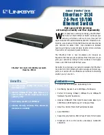 Linksys EtherFast 3124 Specifications предпросмотр