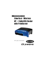 Предварительный просмотр 1 страницы Linksys EtherFast BEFW11P1 User Manual