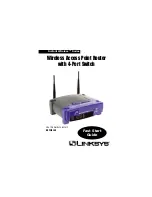 Preview for 1 page of Linksys EtherFast Instant Broadband BEFW11S4 Fast Start Manual