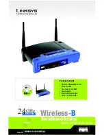 Preview for 1 page of Linksys EtherFast Instant Broadband BEFW11S4 Quick Installation Manual