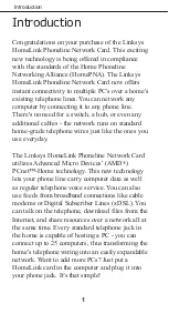 Preview for 5 page of Linksys HomeLink HPN100 User Manual