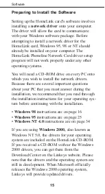 Preview for 19 page of Linksys HomeLink HPN100 User Manual