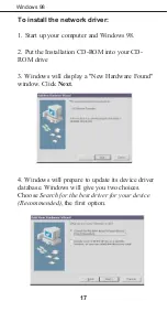 Preview for 21 page of Linksys HomeLink HPN100 User Manual