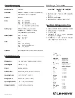 Preview for 2 page of Linksys HPRO200 Specifications