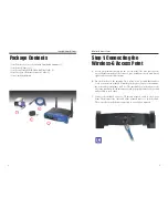 Preview for 4 page of Linksys Instant Wireless WAP54G Quick Installation Manual