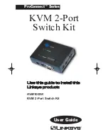 Linksys KVM - KVM CPU Switch User Manual предпросмотр