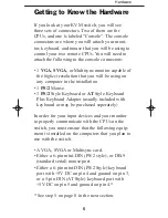 Предварительный просмотр 8 страницы Linksys KVM - KVM CPU Switch User Manual