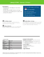 Preview for 2 page of Linksys Linksys E1200 Technical Specifications